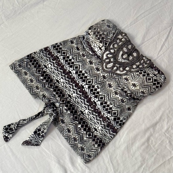 Y2K bongo tube top patterned top - Picture 2 of 2